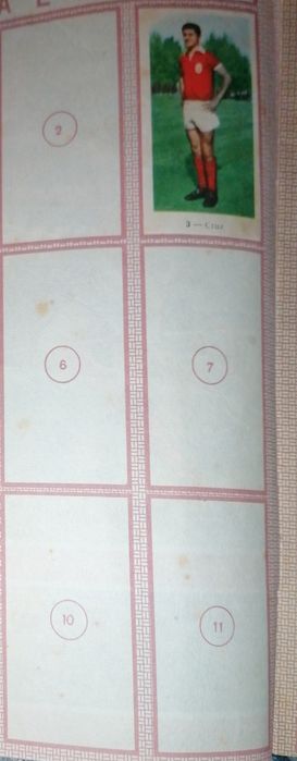 "Caderneta de Cromos Caramelos Campeões da Bola 1960/61 - A Francesa (Incompleta)"