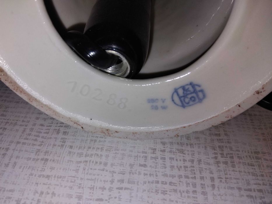 Светильник (ночник) фарфоровый ''Маяк'' Германия, 50-е годы