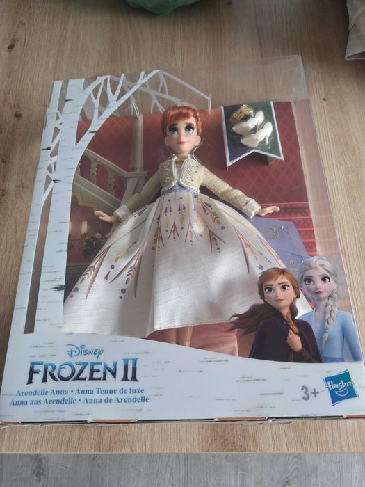 Nowa Lalka Disney Frozen - Anna w sukni deluxe Hasbro
