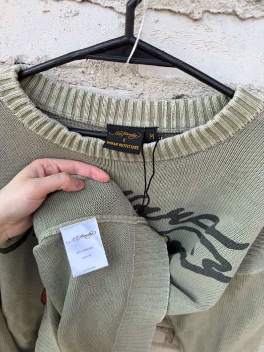 Sweter Ed Hardy Y2K Christian Audigier 100% Bawełna  Size: M 70x59 cm Długość x Szerokość