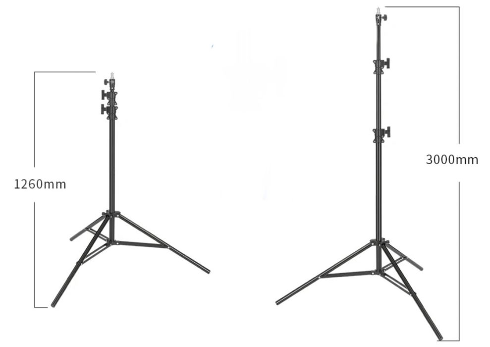 JINBEI MZ-3000FP 3м стійка для фото-відео обладнання MZ-3800, MZ-4800
