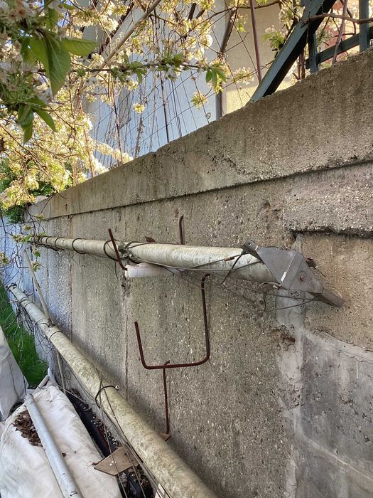 Maszt do grota z olinowaniem stalowym