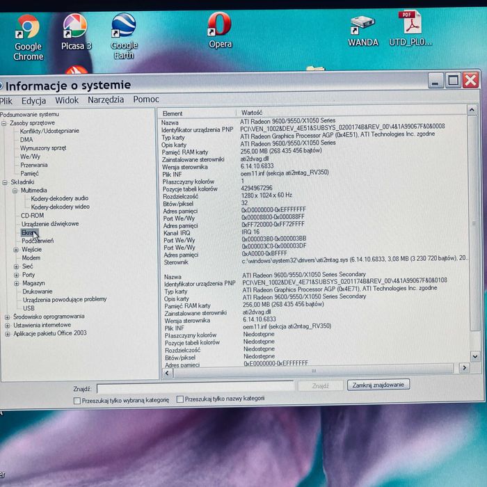 Komputer Intel/Pentium4 + monitor Fujitsu Siemens + klawiatura | retro