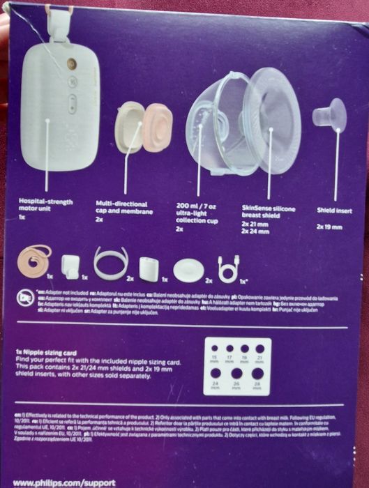 Laktator Philips Avent Hands-free + gratis woreczki na pokarm !