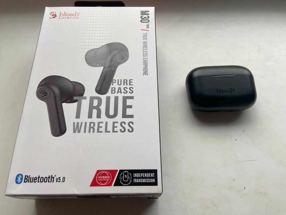 Беспроводные наушники Bloody M30 Black Red