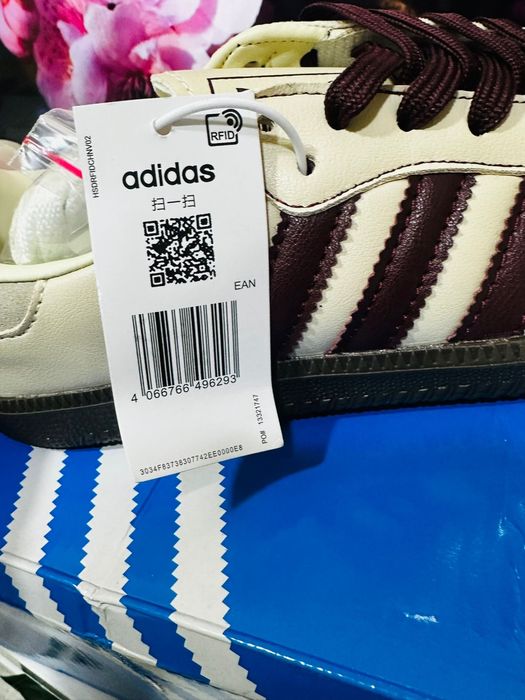 Adidas samba  branco feminino