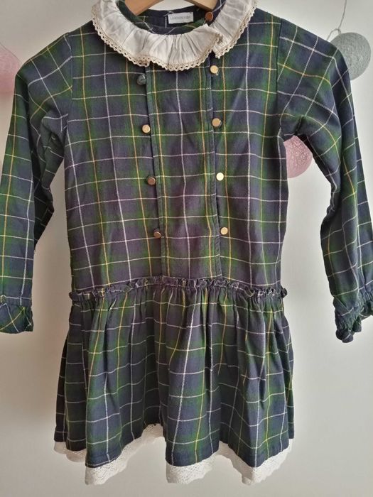 Vestido xadrez Lanidor Kids