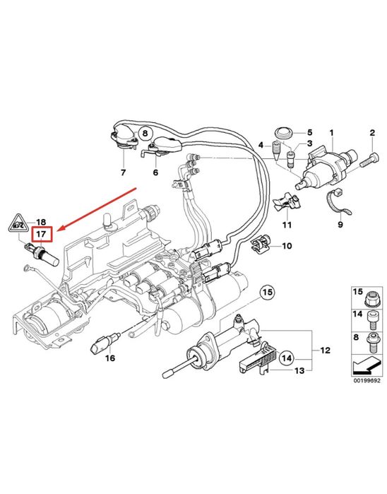 Sensor Rotações BMW