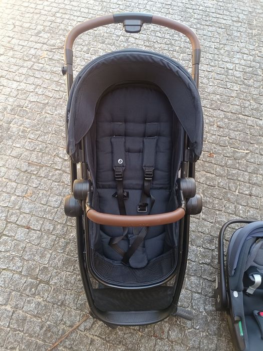 Trio Maxi-Cosi 360 (Carrinho Zelia 3 + Ovo Pebble 360 + Base Isofix FamilyFix 360)