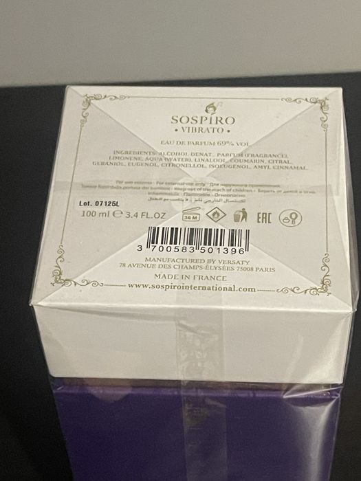 Sospiro Vibrato Eau De Parfum – 100 Ml Spray, Langanhaltender Duft Für Damen Und Herren