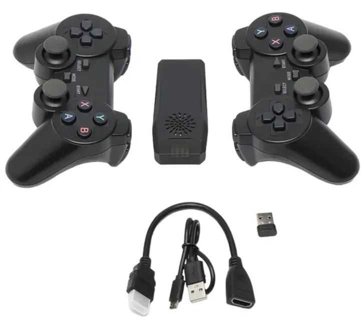 Ігрова приставка Game Stick Lite 4K HD 64 ГБ ретро консоль 2 джойстика