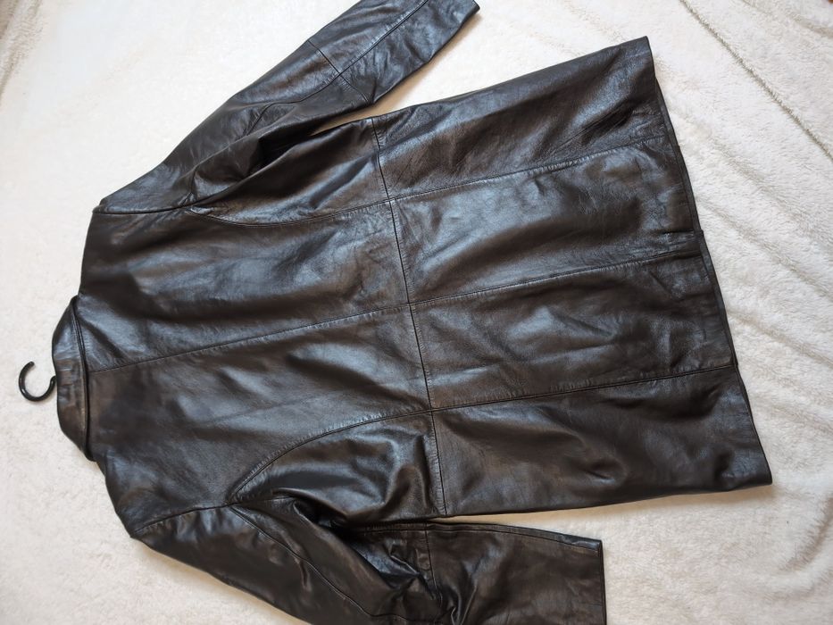 Плащ шкіряний TCM 44 М L розмір натуральна шкіра