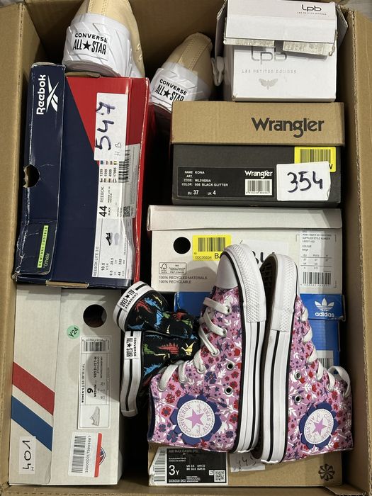 Pakiet Obuwia Premium 10 sztuk  Nike Adidas Converse Wrangler Reebok