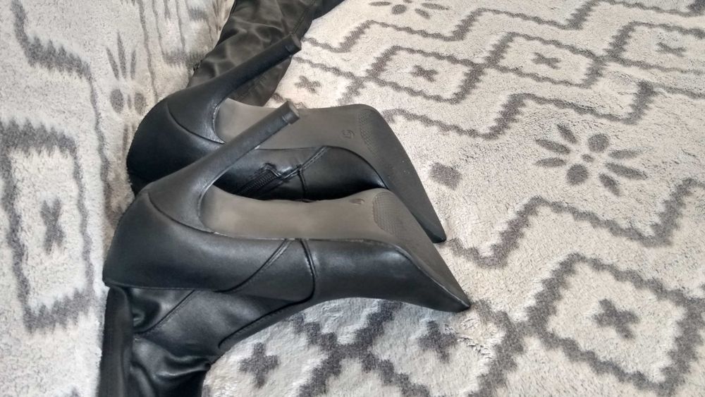 Buty koty catwalk 37 czarne stan idealny