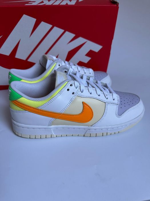 Nowe sneakersy WMNS NIKE DUNK LOW białe kolorowe 40