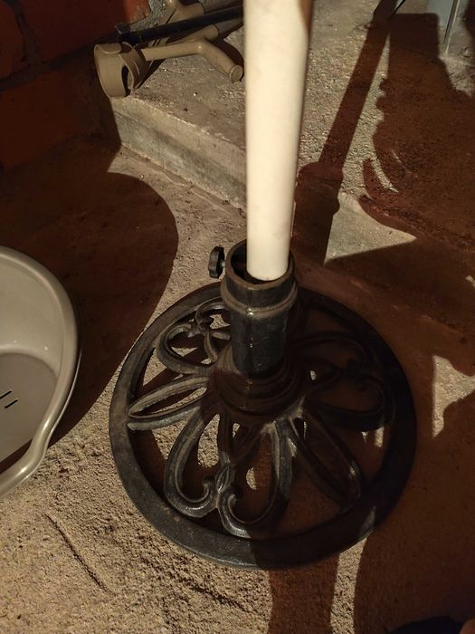 Base para guarda sol preta