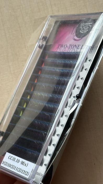 Кольорові вії для нарощування | MIX | розпродаж матеріалів