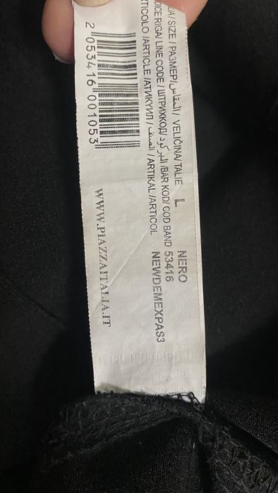 Нові чорні класичні штани-кльош р. L, висока талія, є замок і гудзик