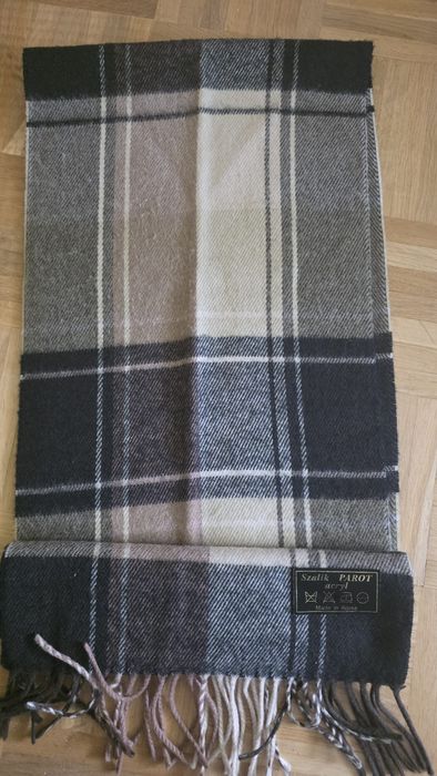 Szalik w kratke unisex