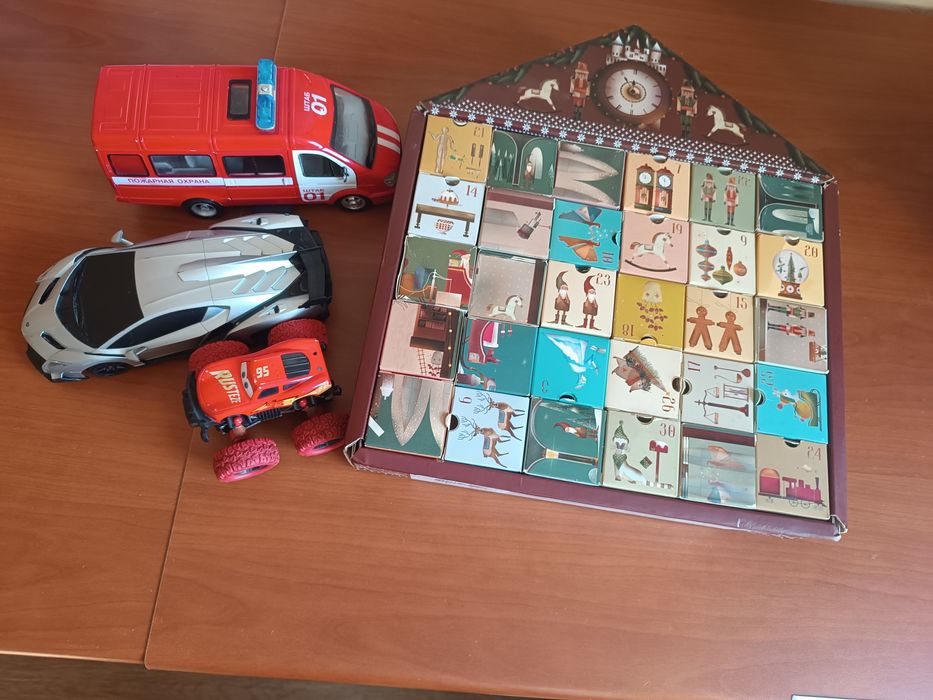 Адвент календарь игра "Сказочный" Домик ПРОК 30 дней + машинки