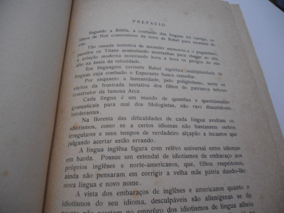 Dificuldades e Idiotismos da Língua Inglesa de O. Bandeira (1947)