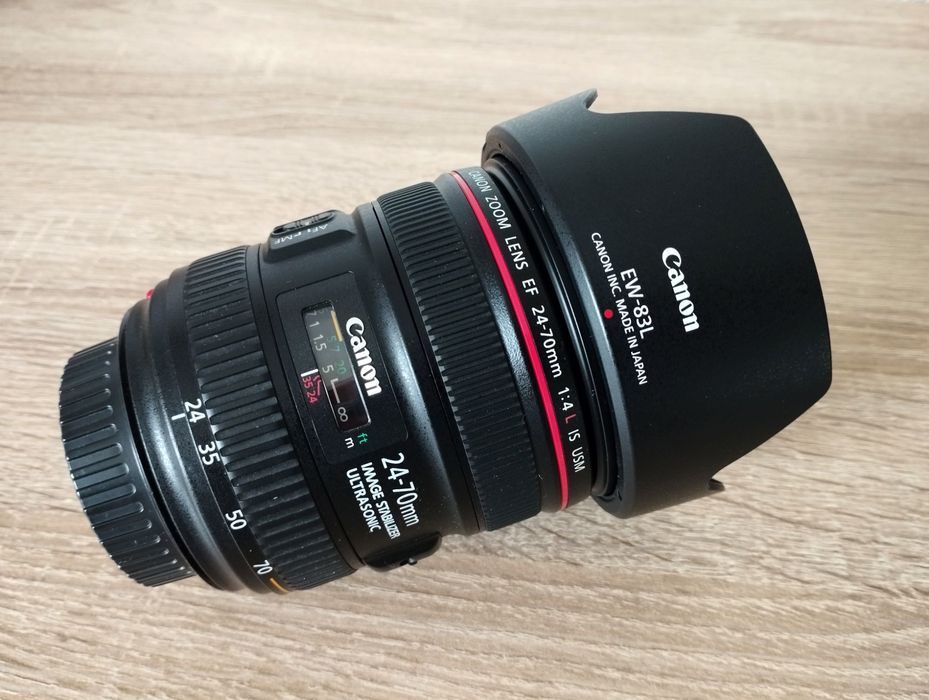 Canon EF 24-70mm F/4 L IS USM - como nova