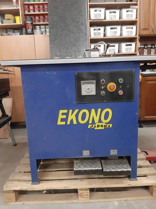 Okleiniarka i frezarka do obrzeży PCV JAROMA+przyrząd pomiarowy