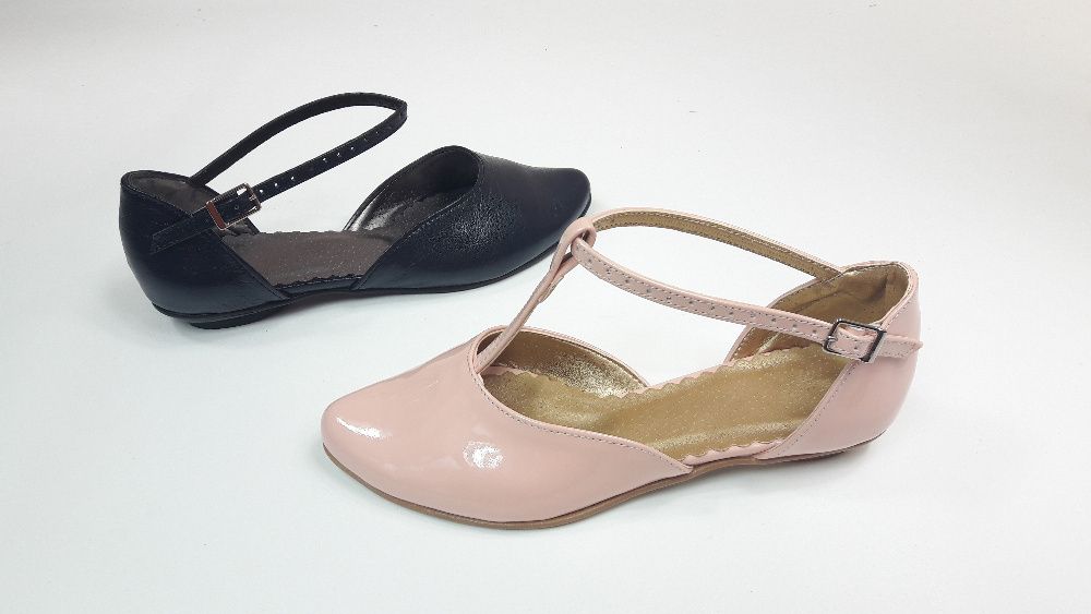 CASANI Buty białe baleriny płaskie duże rozmiary producent
