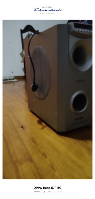 Sistema de som em bom estado