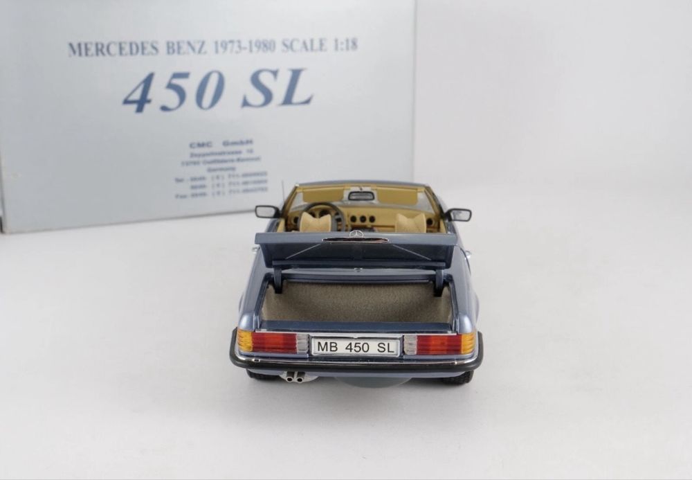 Rarytas CMC Mercedes 450SL R107 skala 1/18