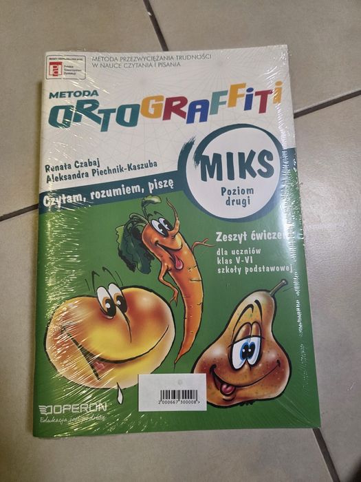 Ortografiti zestaw zielony mix poziom drugi