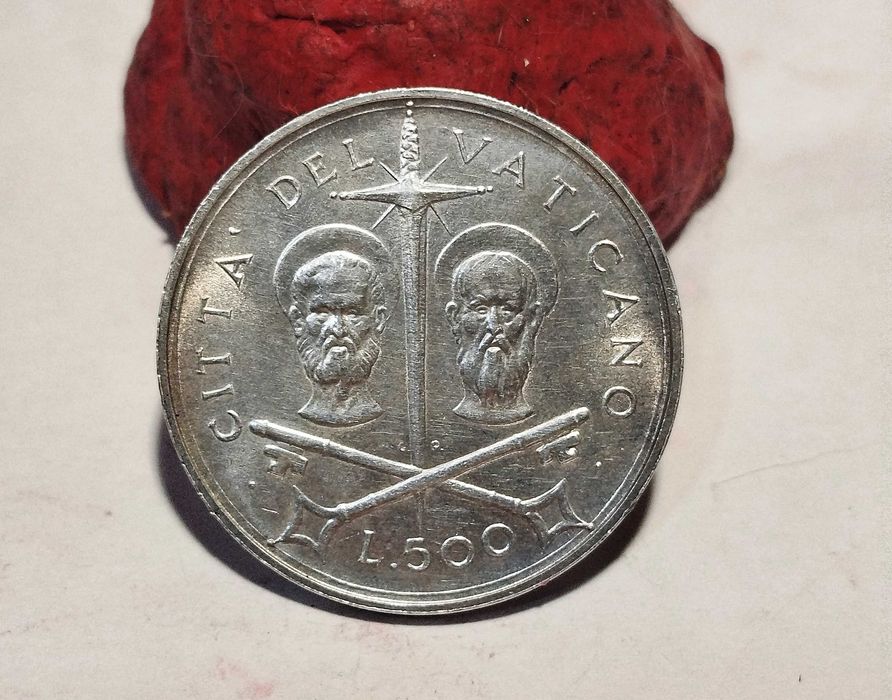 500 лир Ватикан 1967 год