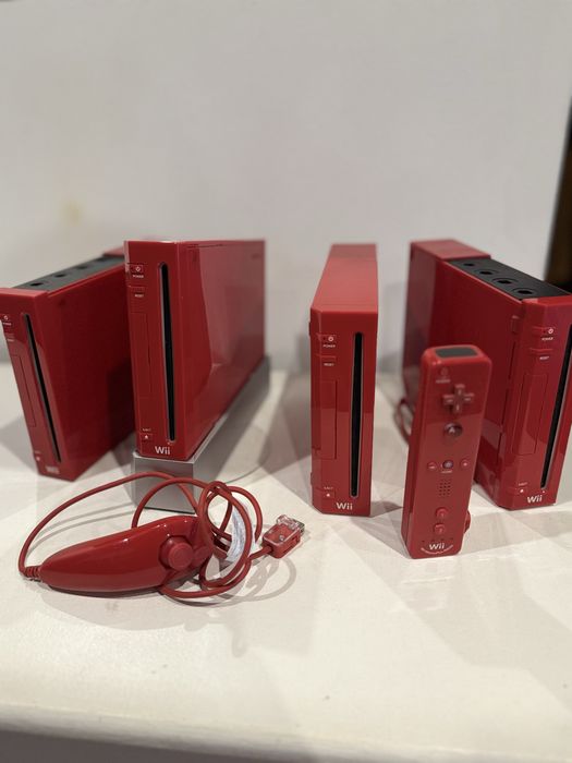 Nintendos wii vermelha edição super Mário 25 aniversário