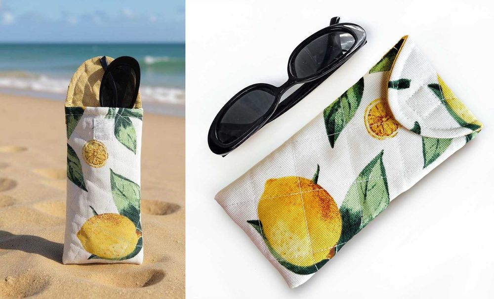 Чехол для очков ручной работы распродажа