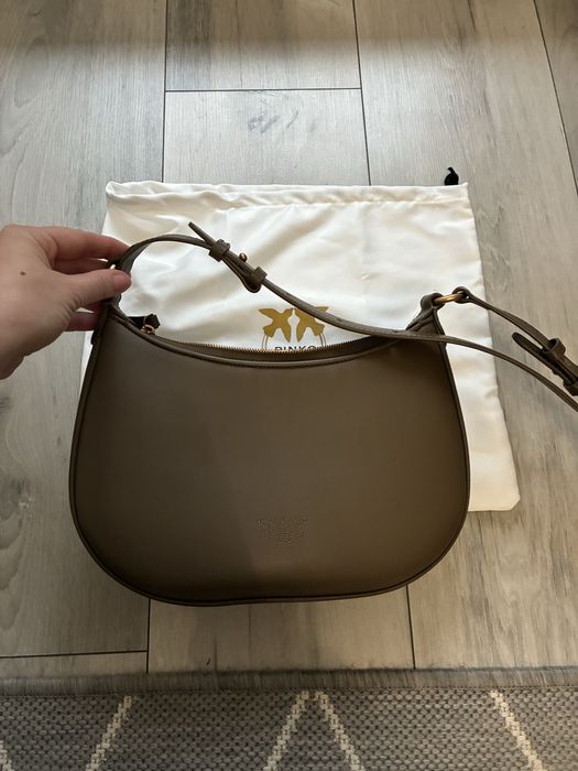 Torebka half moon Pinko khaki