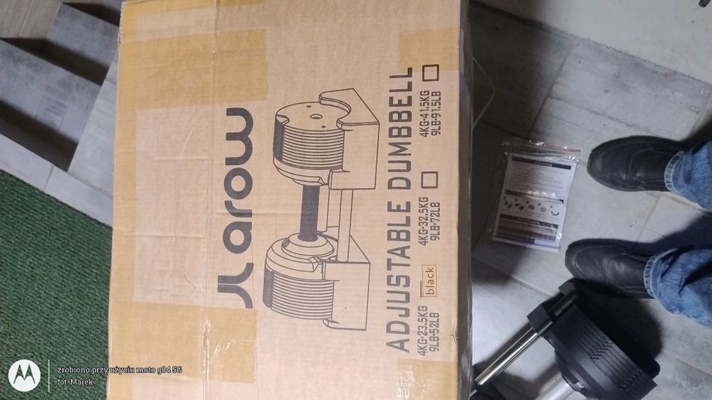 Sprzedam hantle 23,5kg regulowane- 2kpl..