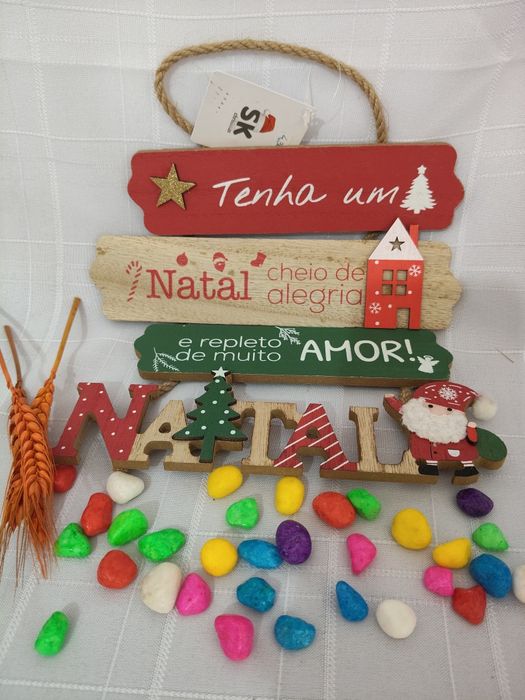Artigo para a porta no Natal
