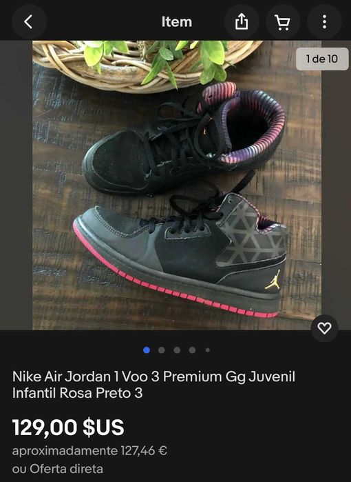 Nike Air Jordan 1 Flight 3 Premium Gg Juvenil