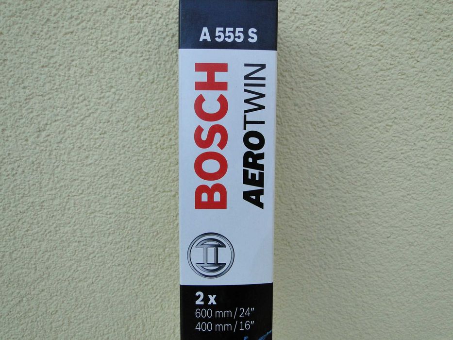 Bosch AeroTwin A555S, Zestaw wycieraczek 600/400mm, Nowe