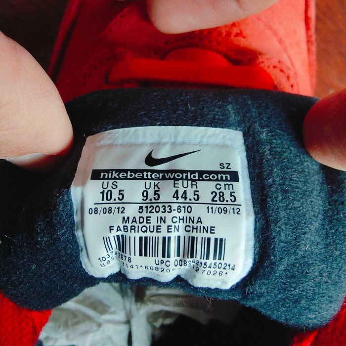 Nike Air Max 1 one PRM Premium Pimento 44.5 10.5