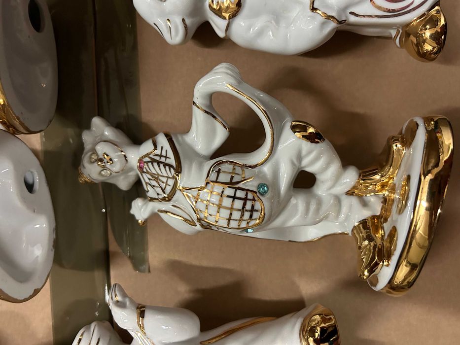 Coleção de Palhaços em Porcelana