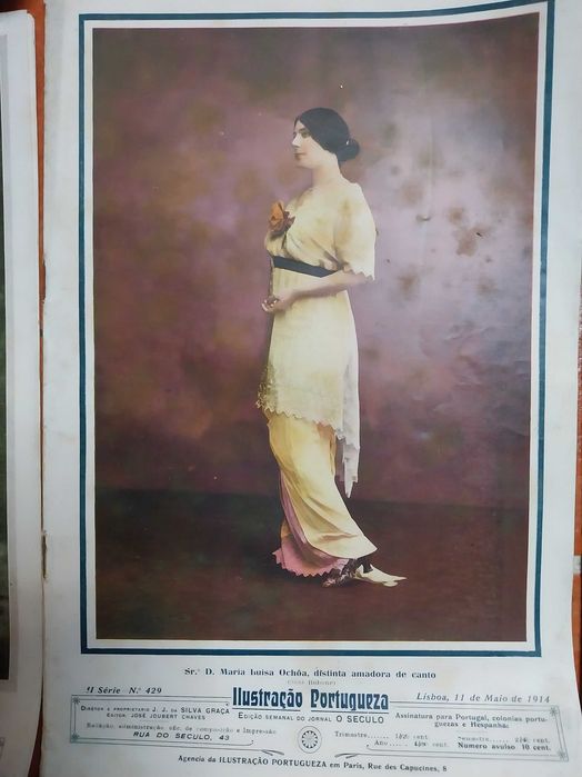 revistas: Ilustração Portugueza (sete edições, 1913 a 1915)