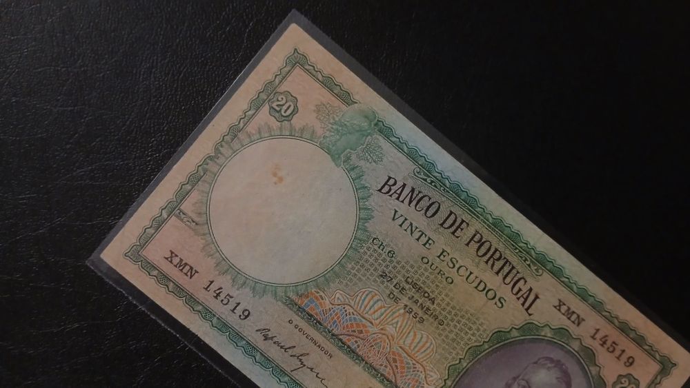 Nota de 20 Escudos de 1959