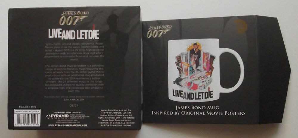 Caneca de Colecionador 007 Live and Let Die