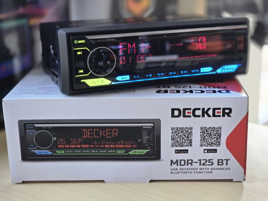 Автомагнітола DECKER MDR125BT
