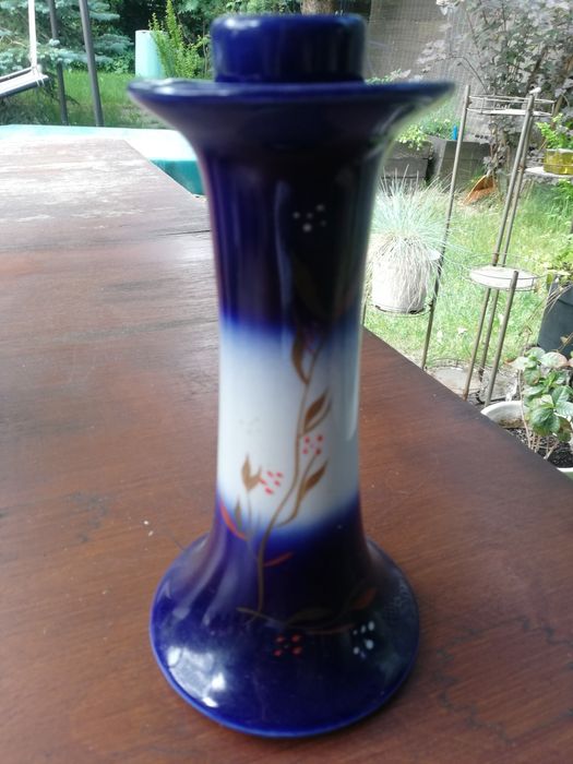 Świecznik z mosiądzu.