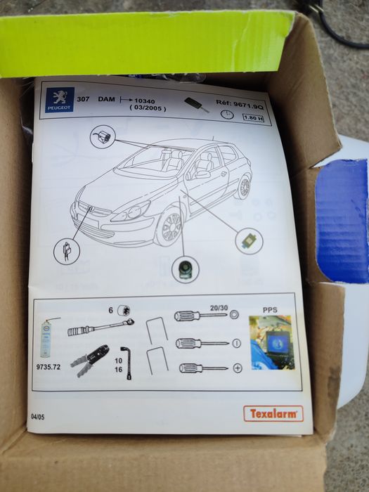 Kit alarme Peugeot 307