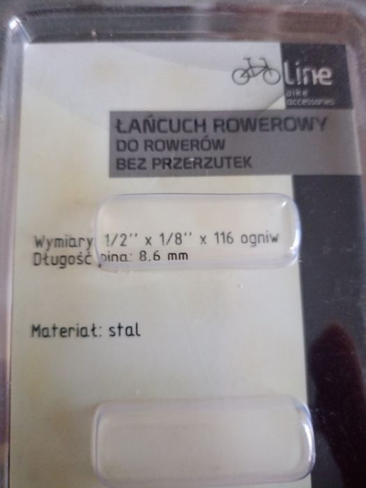 Sprzedam nowy łańcuch do rowerów bez przerzutek