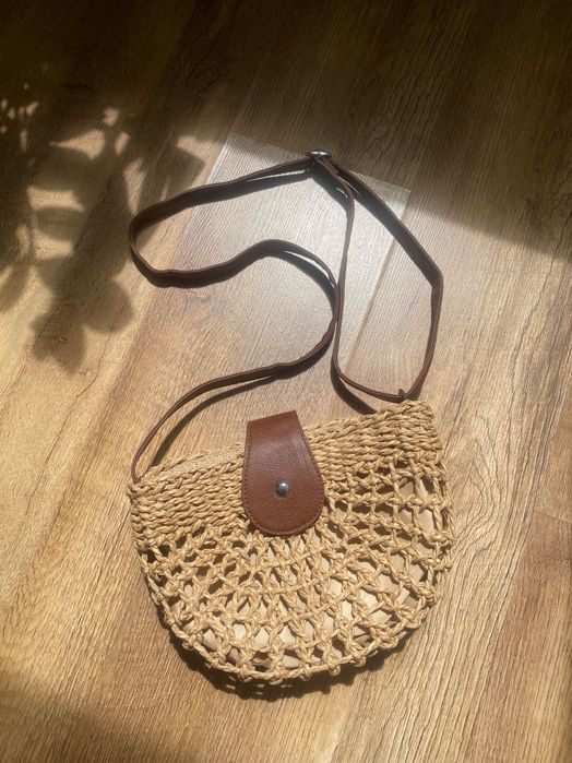 Сумка плетена літня