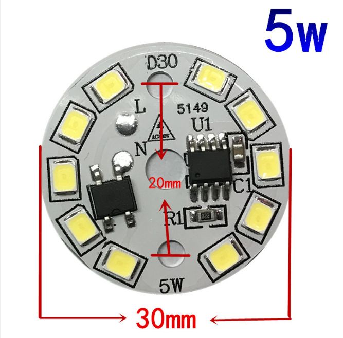LED світлодіодний модуль плата 220v ремонт лампа 18w 12w 15w 7w 5w 9w